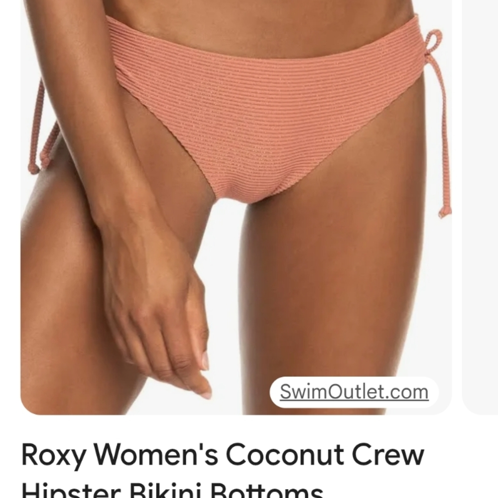 Roxy Women's Textured Bikini Bottoms - Coral